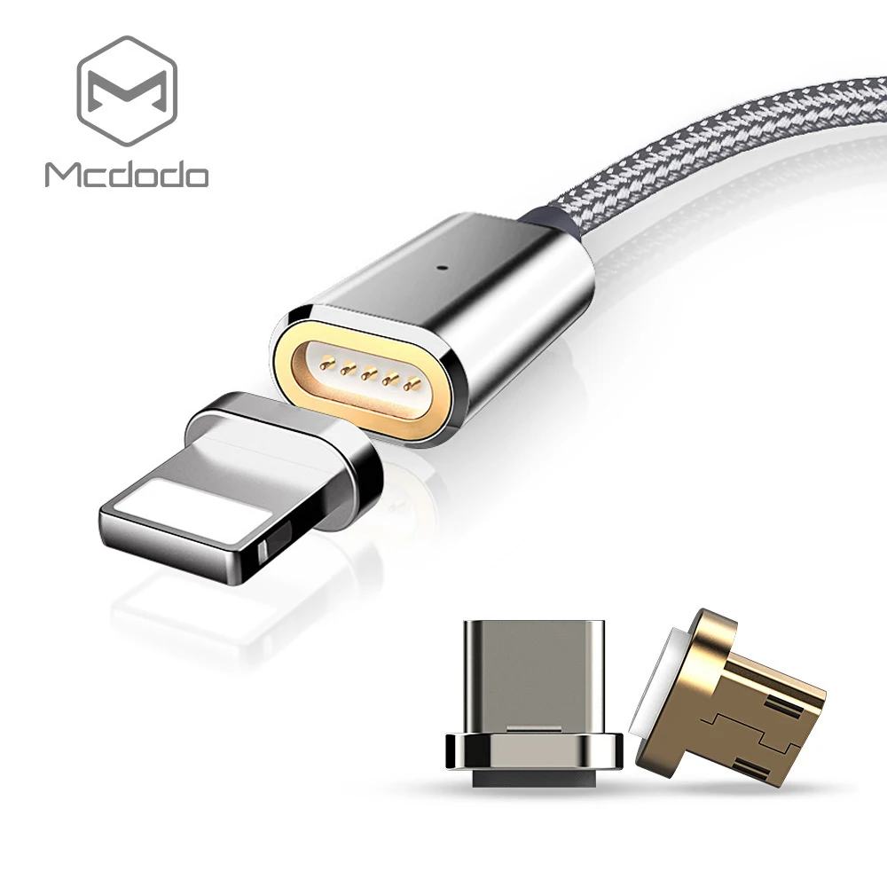 Магнитный кабель Mcdodo 3 в 1 для iPhone 7 Plus Быстрая зарядка 8 6s USB Type c Micro Samsung Xiaomi|cable micro usb