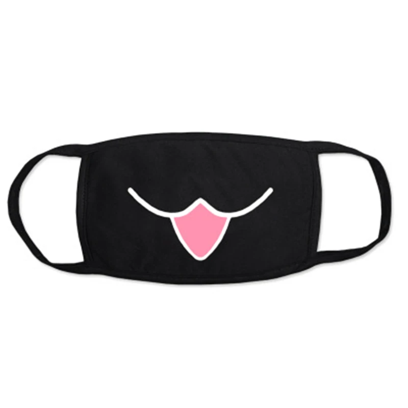 Пылезащитная хлопковая маска на лицо для детей в стиле аниме мультяшный Kpop
