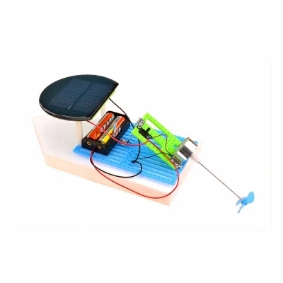 

DIY Solar dual power driven vessel Physics experiment teaching AIDS