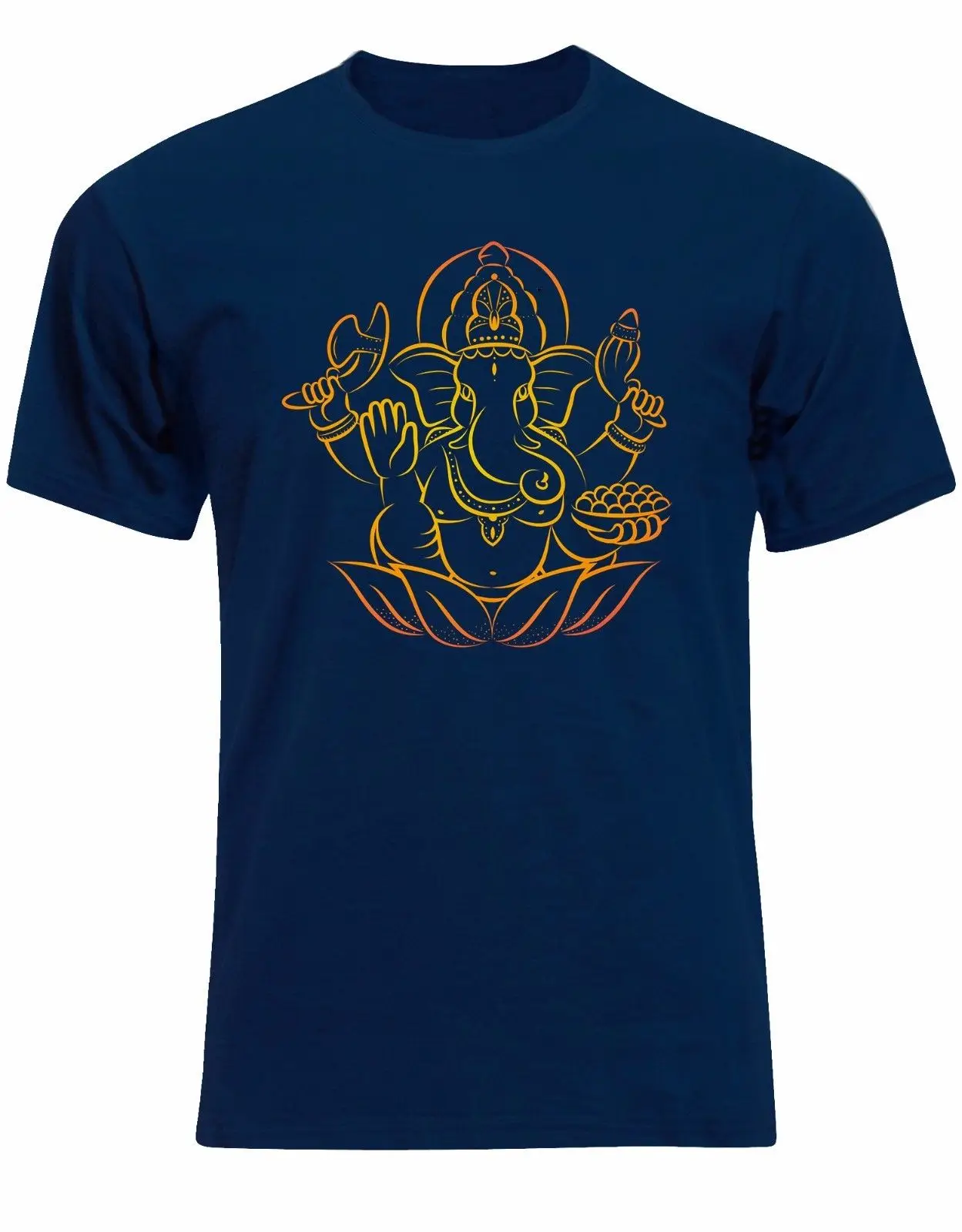 Ganesha Hindu Ganapati Vinayaka Mens Tee Shirt Top AK38 Short Sleeves Cotton Fashion Free Shipping Cool xxxtentacion Brand 2018 | Мужская