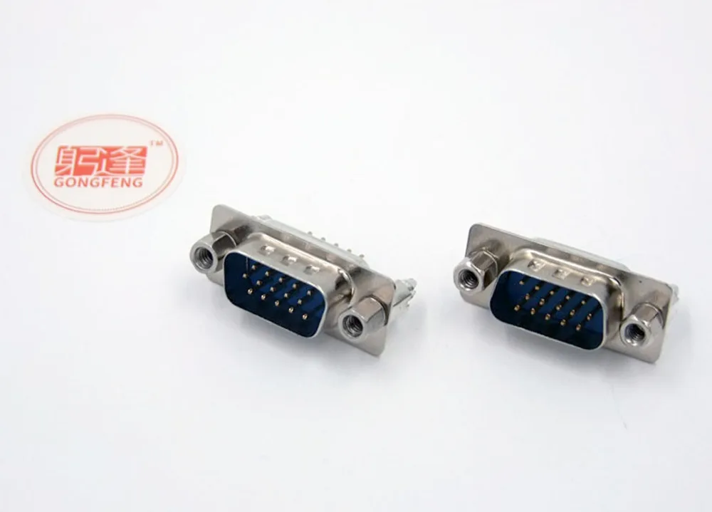 100 шт. Новый DB15/VGA разъем мужской ремень безопасности фиксированные винты