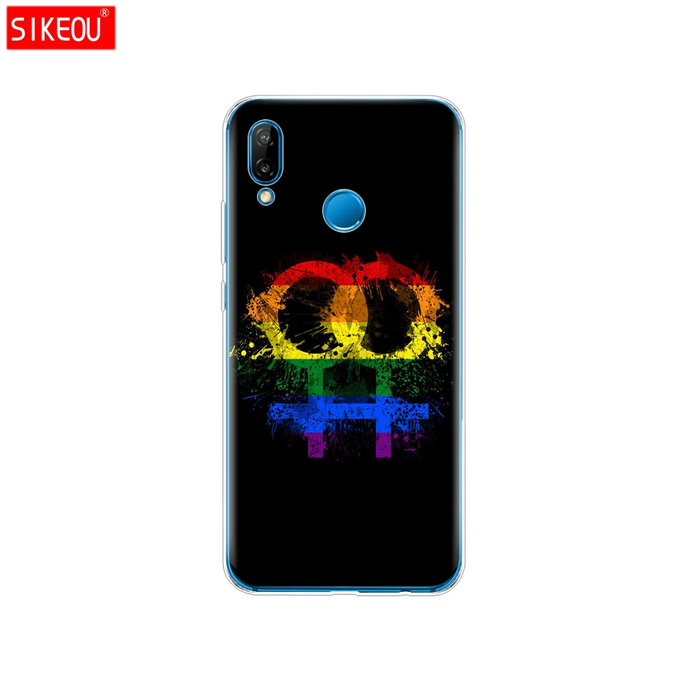 Силиконовый чехол для телефона Huawei P20 P7 P8 P9 P10 Lite Plus Pro 2017 p smart 2018 геев лесбиянок