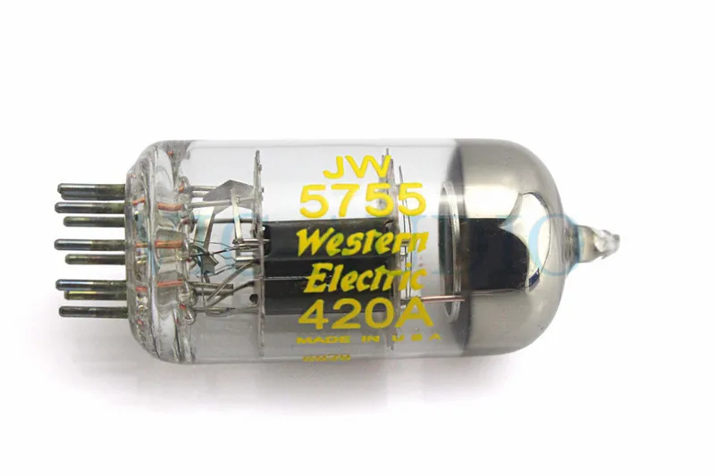 1 шт. JW 5755 Western Electric 420A США WE420 трубка добавить адаптер для замены 12AX7 ECC83 вакуумная трубка