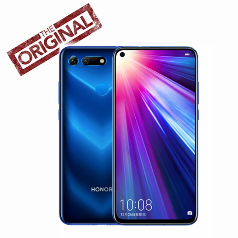 Новинка,, Honor View 20, Смартфон Honor V20, 8 ГБ ОЗУ, 256 Гб ПЗУ, Поддержка NFC, быстрая зарядка, сотовый телефон, ОС Android 9,0, МП
