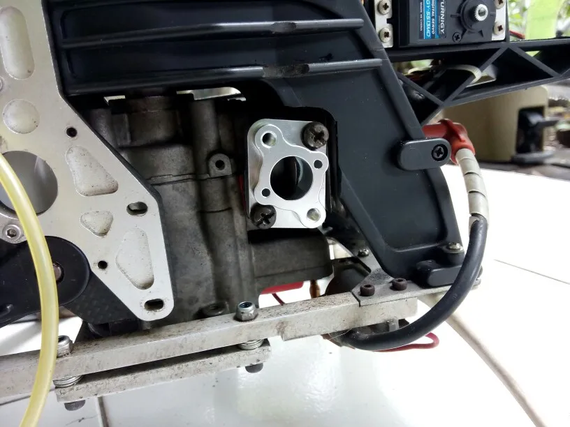 CNC engine air intake Carburetor base for 26cc 29cc 30.5cc 2-stroke gasoline fits LOSI KM ROVAN RC vehicle | Игрушки и хобби