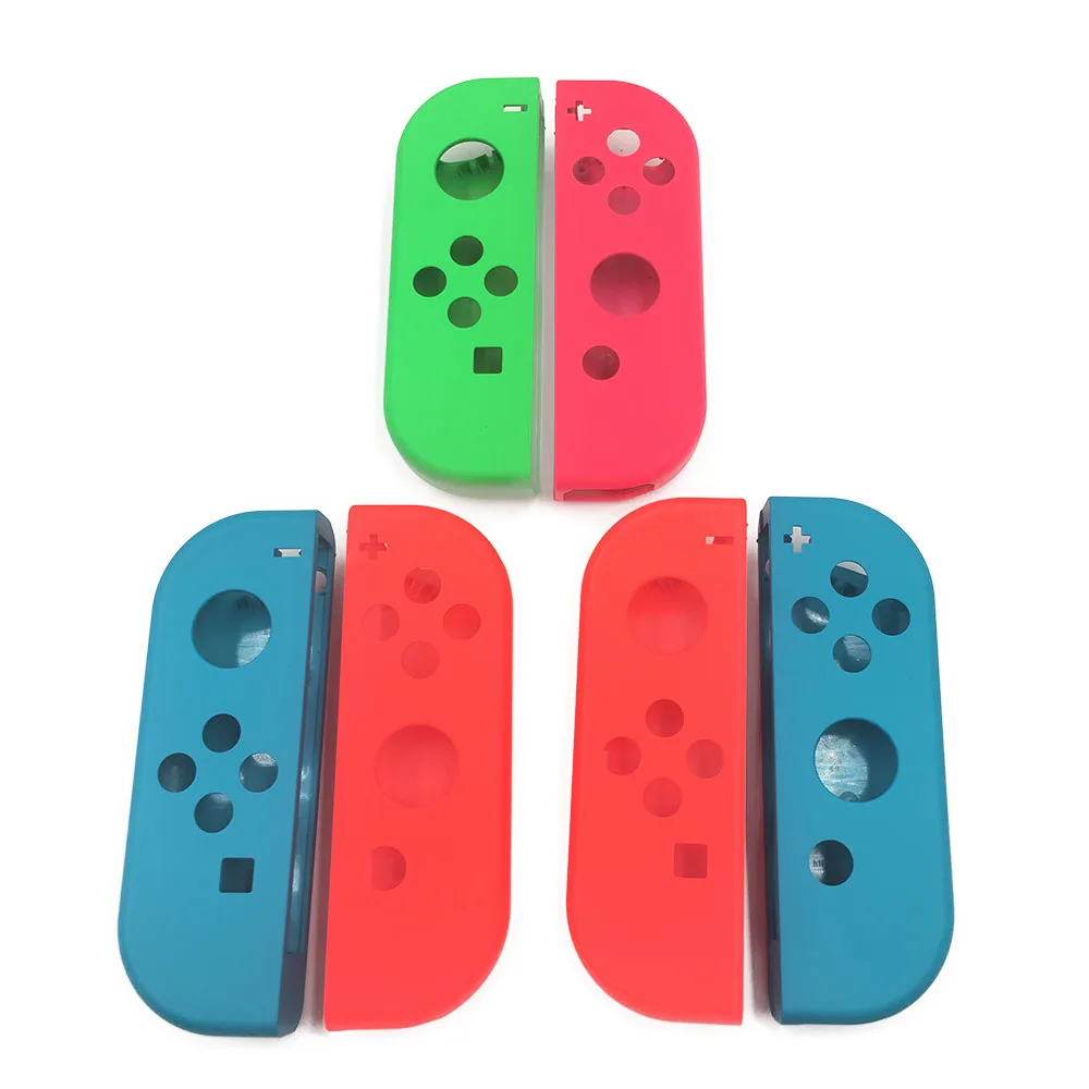 Пластиковый зеленый розовый левый правый защитный чехол для nintendo Switch Joy Con