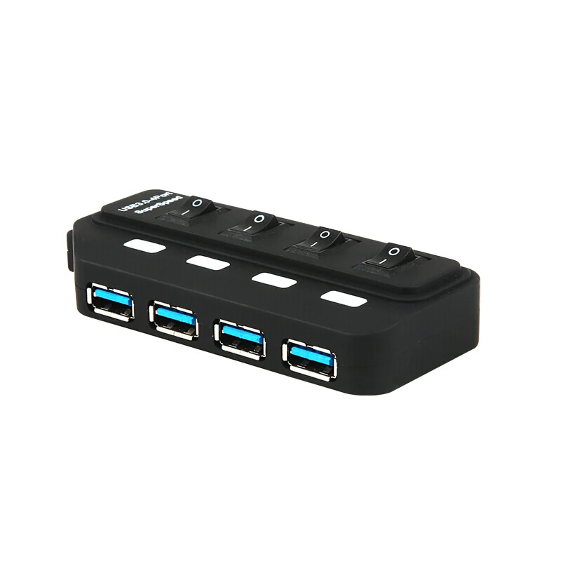 USB3.0 концентратор 4 порта usb док станция 5 Гбит/с Micro USB 3 0 высокого качества с