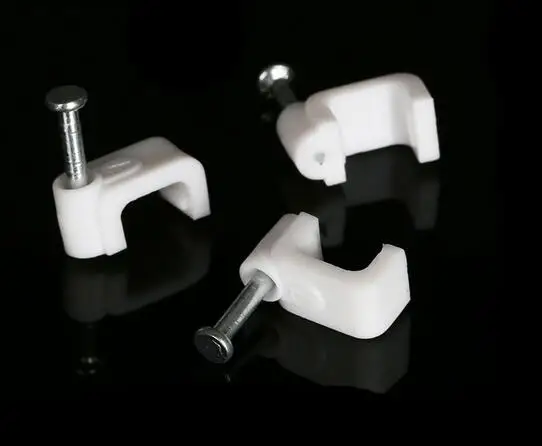 100 шт. 9 мм квадратный провод для кабеля настенные винтовые зажимы Кабельные