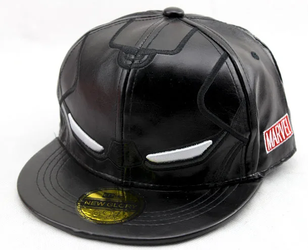 Новинка вышитая эмблема детская кожаная бейсболка в стиле хип хоп для мальчиков