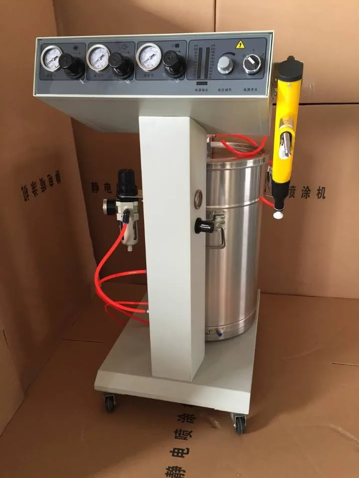 Полный набор электростатического порошкового покрытия с электростатическим порошковым пистолетом|powder coating