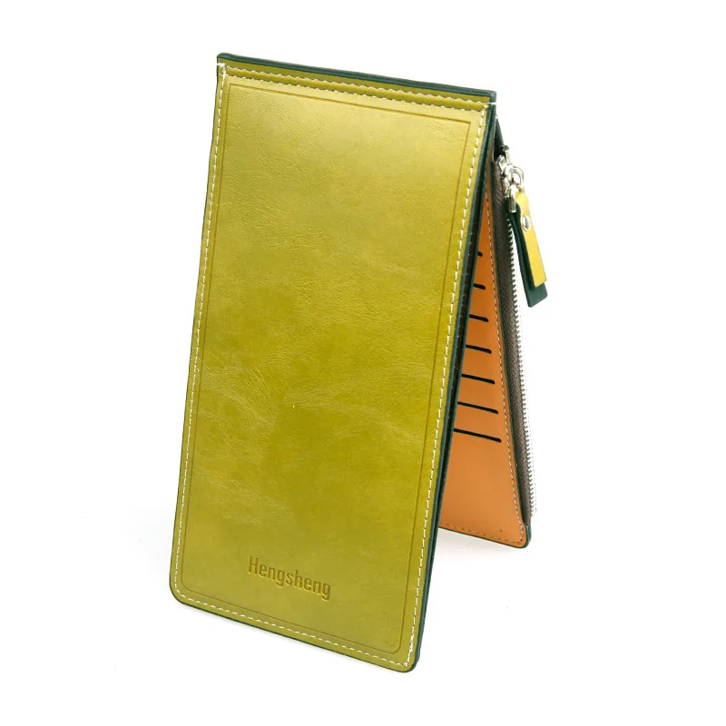 Супертонкие кошельки карамельных цветов из искусственной кожи для женщин и