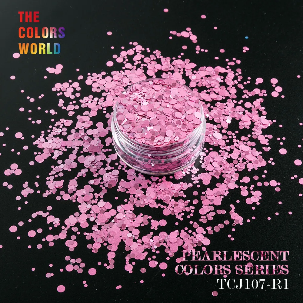 Перламутровый розовый кристалл металлический блеск для ногтей Блестящий дизайн