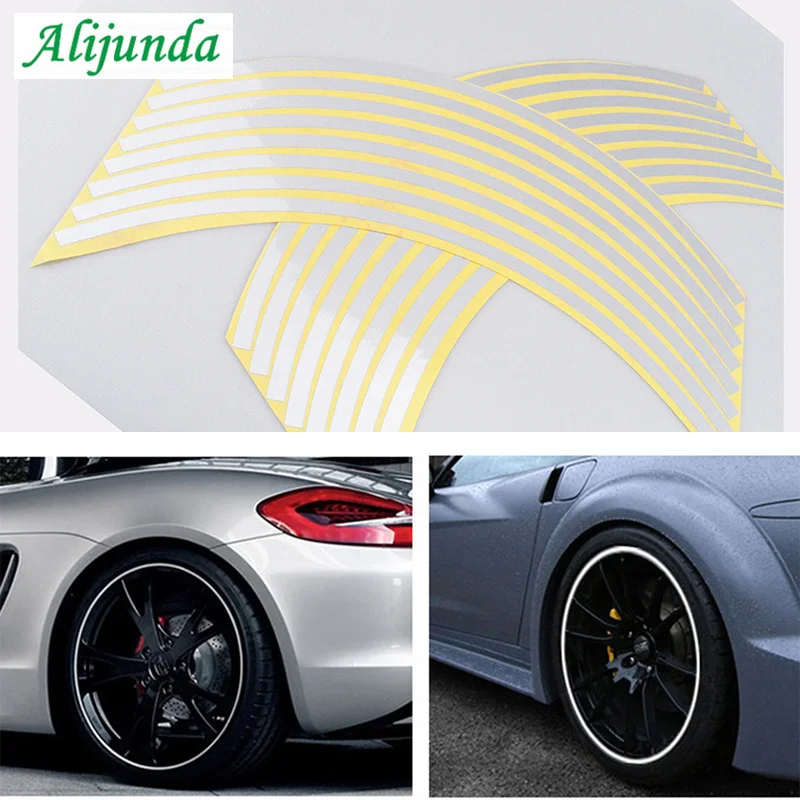 Стикер для автомобиля 18 Дюймов 5 цветов светоотражающие аксессуары мотоциклов