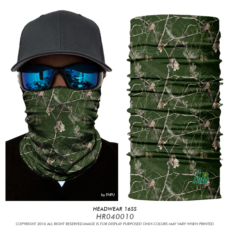 Серия джунглей Быстросохнущий охотничий волшебный шарф ветрозащитный