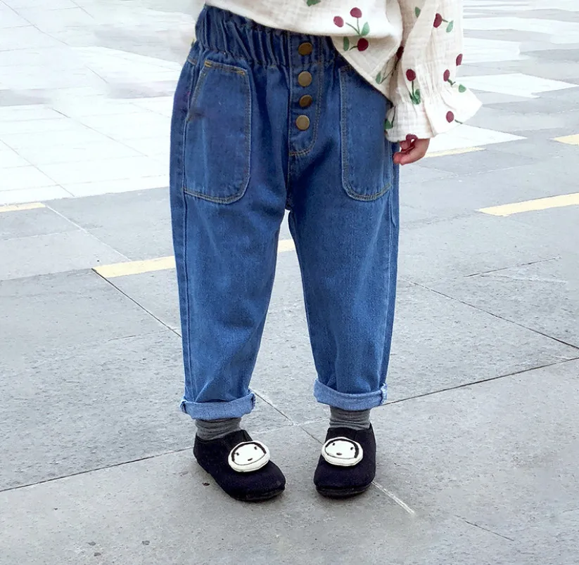 

Hot Quality 2019 Baby Girls Jeans for Spring and Autumn Children's Clothing Kids Pants Casual Trousers Girl Jeans Clothes Gifts