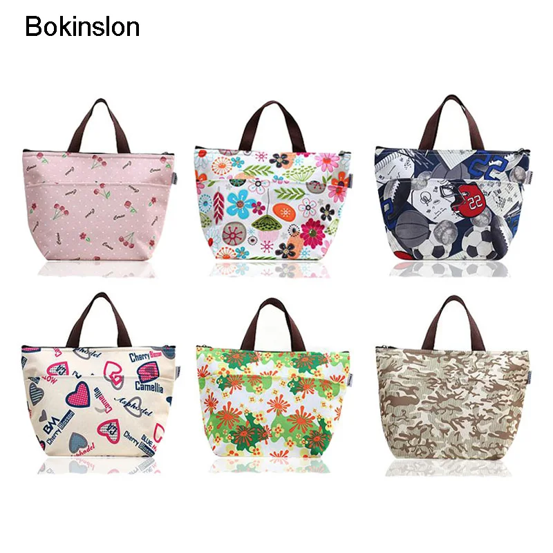 Bokinslon женские сумки для обеда модные холщовые смешанные цвета маленькие
