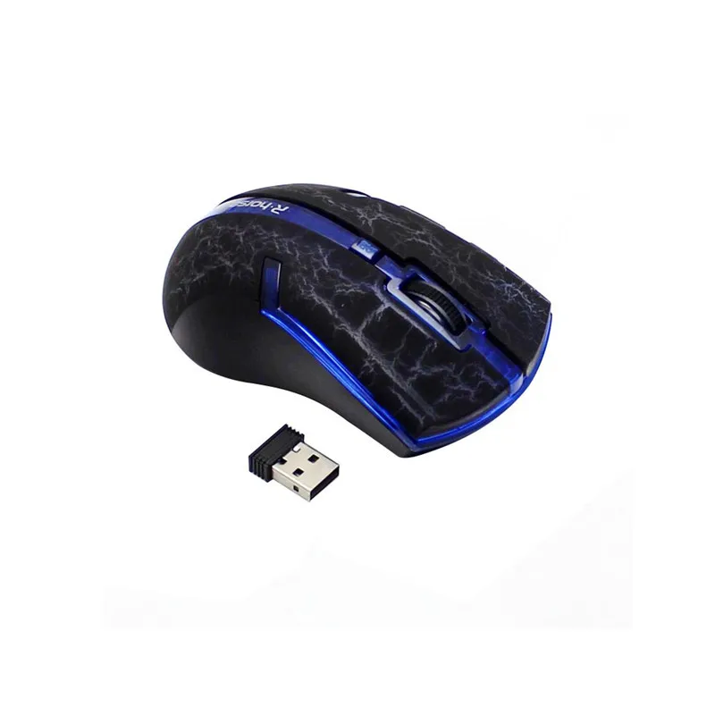 2.4GHz LED Wireless Optical Mouse Wifi Gaming Mice+USB2.0 Receiver for Gamer Blue Hot Sale | Компьютеры и офис