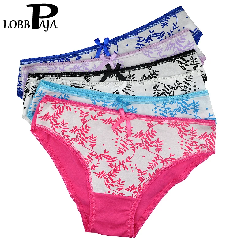 Лот 6 шт. Женщина Нижнее Белье Женщин Хлопка Сексуальные Трусики Каждый День