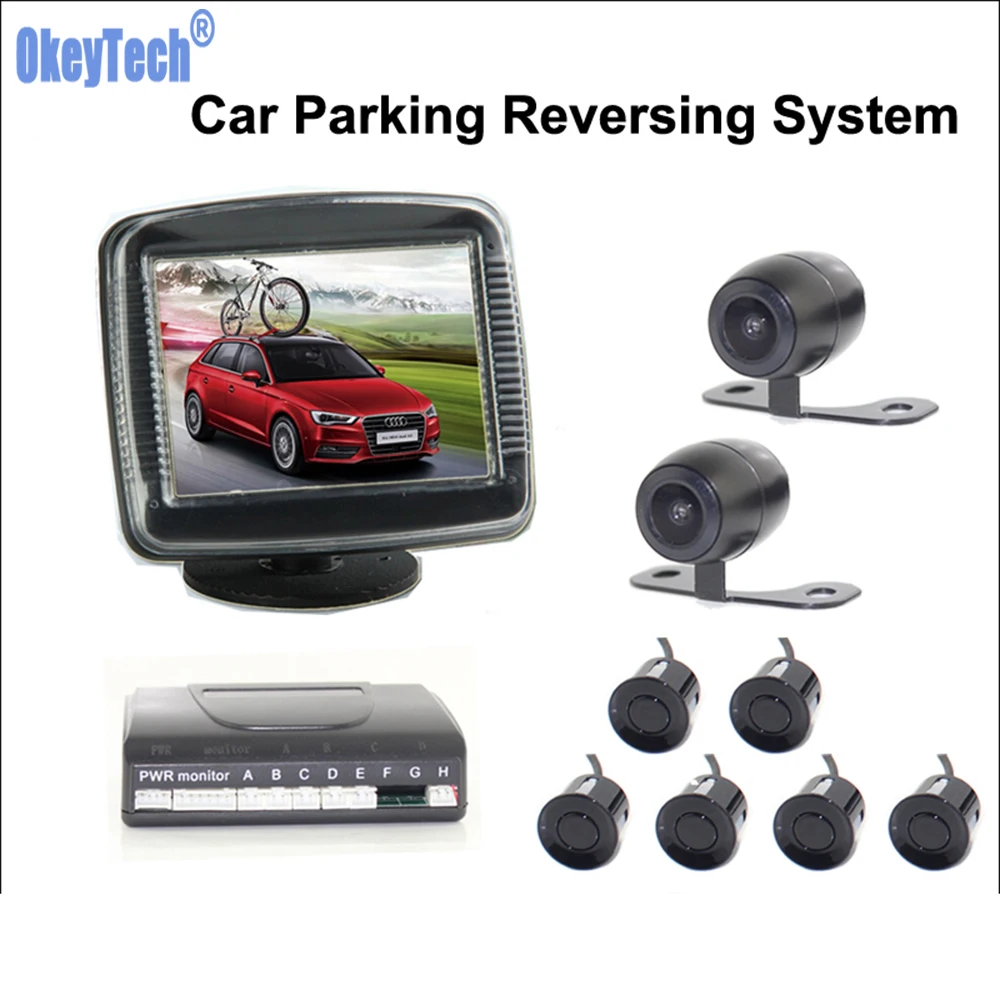 Автомобильный датчик парковки OkeyTech Система помощи при заднего хода радар с