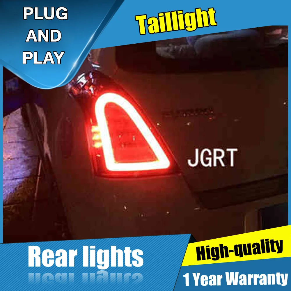

2PCS Car Styling for Suzuki Swift Taillights 2005-2014 for Swift LED Tail Lamp+Turn Signal+Brake+Reverse LED light