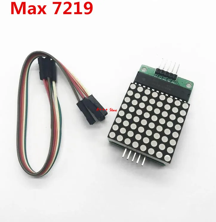 5MAX7219 точка модуль светодиодной матрицы MCU светодиодный Дисплей Управление для