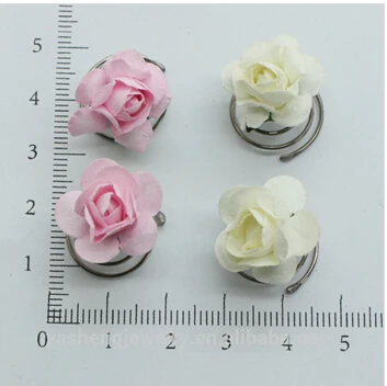 Спиральная заколка для волос украшенная розами 6 шт./лот|hair accessories|spiral hairpinaccessories
