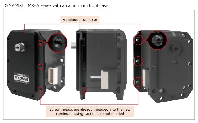 Фото ROBOTIS DYNAMIXEL MX-28AR servo Dynamixel специальный сервопривод для оригинального корейского робота №3