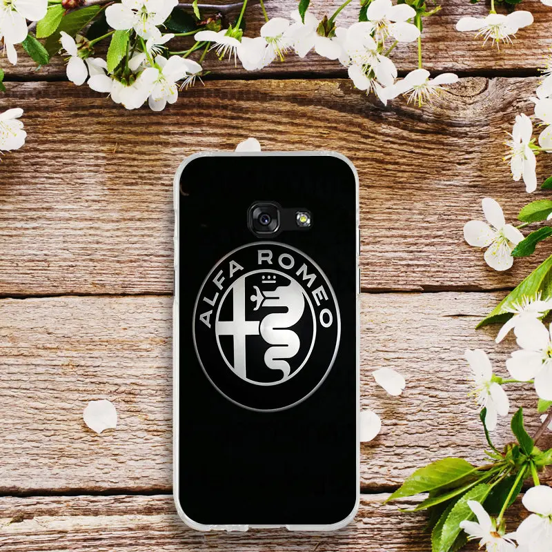 Pictute 3 Для samsung Galaxy A3 A5 A7 J1 J2 J3 J4 J6 J5 J7 J8 корпус под плетенную сумку мягкий чехол из ТПУ с узором горячий автомобиль Alfa Romeo Логотип Дизайн - Цвет: Pictute 3