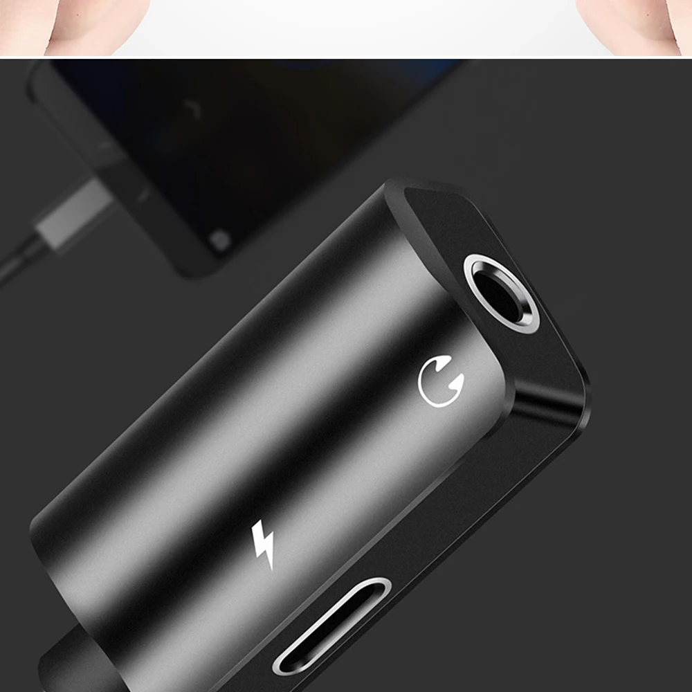 CBAOOO адаптер для мобильного телефона для iPhone type C до 3,5 мм разъем для зарядки наушников подслушивающий преобразователь usb type-C аудио адаптер