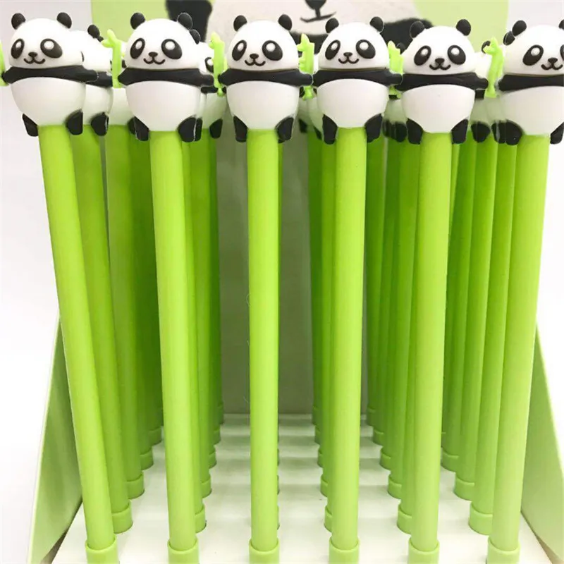 Горячая Распродажа милой пандой гелевая ручка подпись Эсколар... школьные