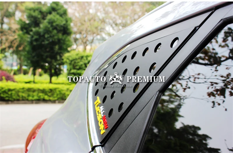 Используется для hyundai new tucson Window Louver2018 год PP пластик солнцезащитный козырек заднего стекла украшение автомобиля переоборудование