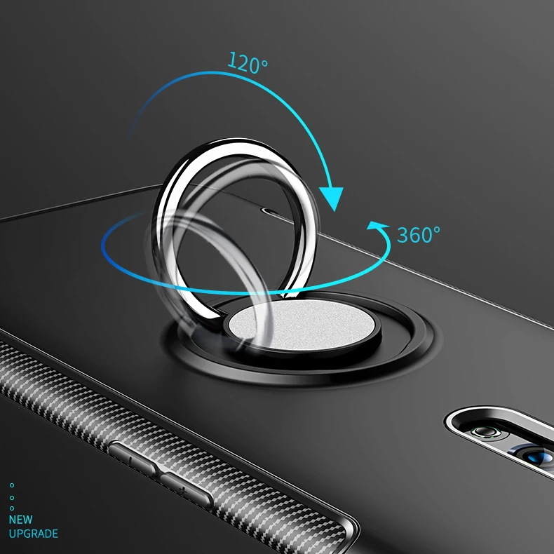 Чехол OPPO RENO, Роскошный чехол, защитный чехол для автомобиля, кольцо с защитой от магнетизма, ударопрочный чехол из ТПУ+ ПК для OPPO RENO CPH1921, чехол 6,4"