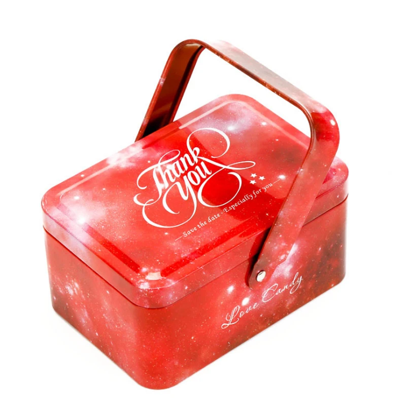 Жестяная герметичная банка упаковки коробки шоколад сладости печенье Рождество