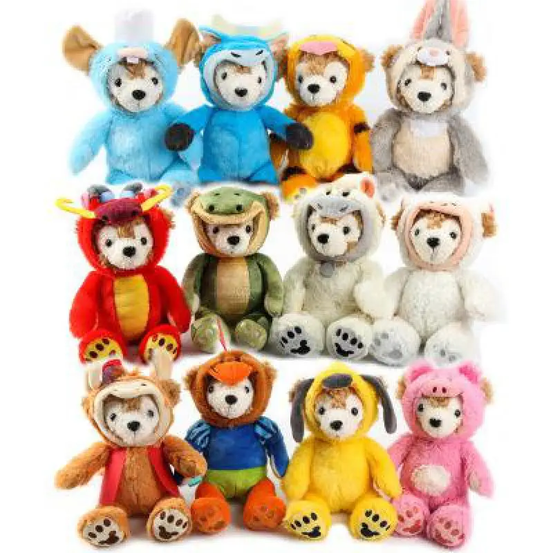 1 шт. плюшевые игрушки с изображением медведи зодиака Duffy и shelliemay Rose мягкие куклы
