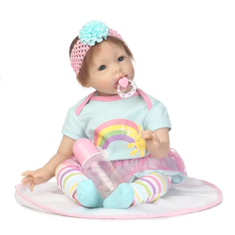 NPK COLLECTION lifelike boneca reborn baby doll vinyl silicone soft real touch fashion Christmas gift one yaer old | Игрушки и хобби