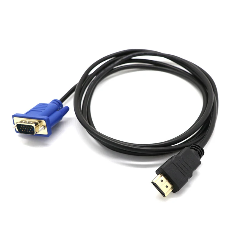 1/10 м кабель HDMI To VGA 1080 P HD с аудио адаптер оптического кабеля Прямая