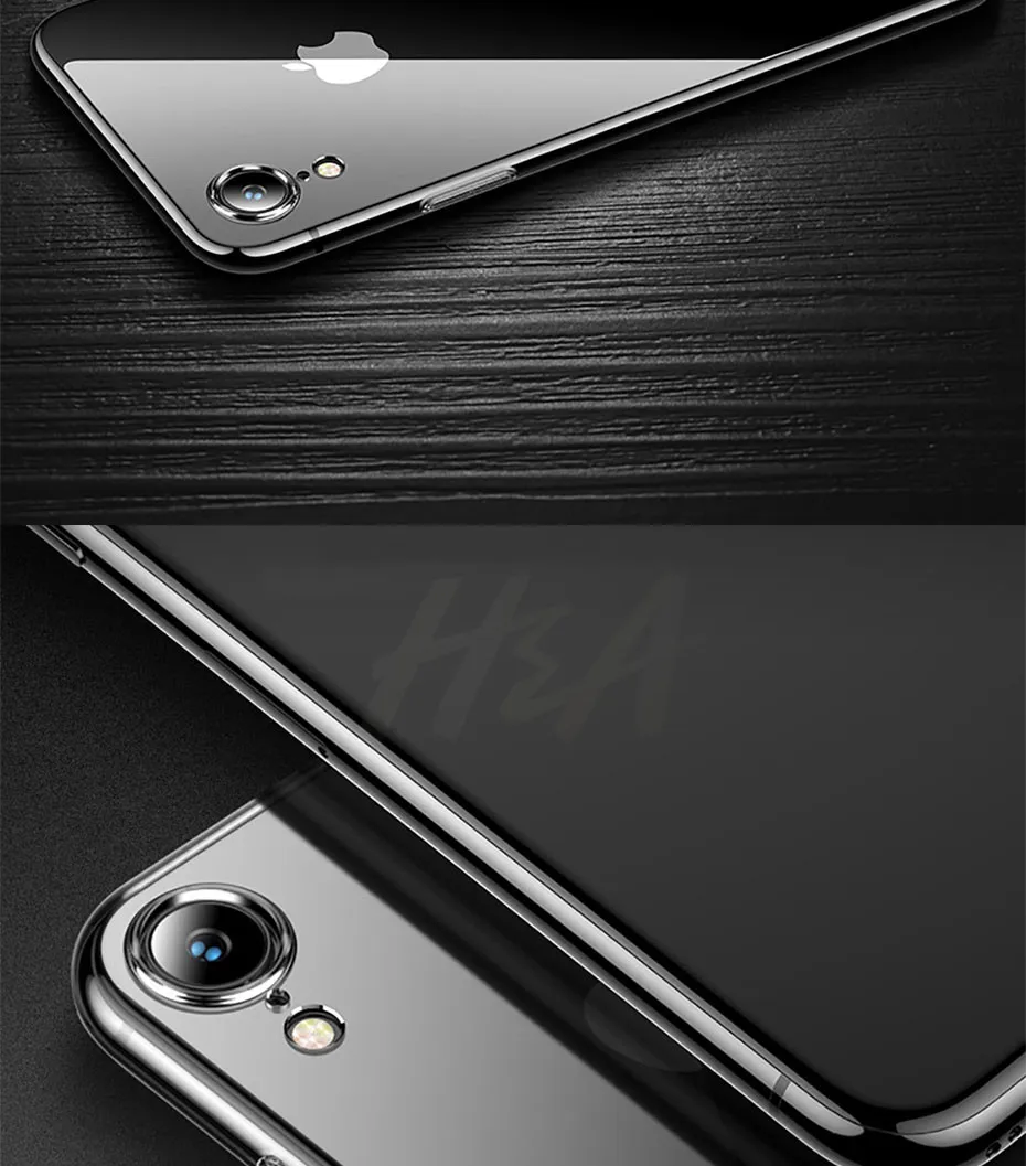 H& A Ультратонкий Прозрачный чехол для Apple iPhone X XS Чехлы для Max XR прозрачный мягкий ТПУ чехол для iPhone XR XS Max чехол для телефона Capa