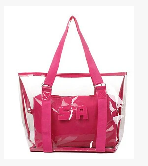 Transparent bag 2016 new summer Korean version of the beach jelly crystal shoulder | Багаж и сумки