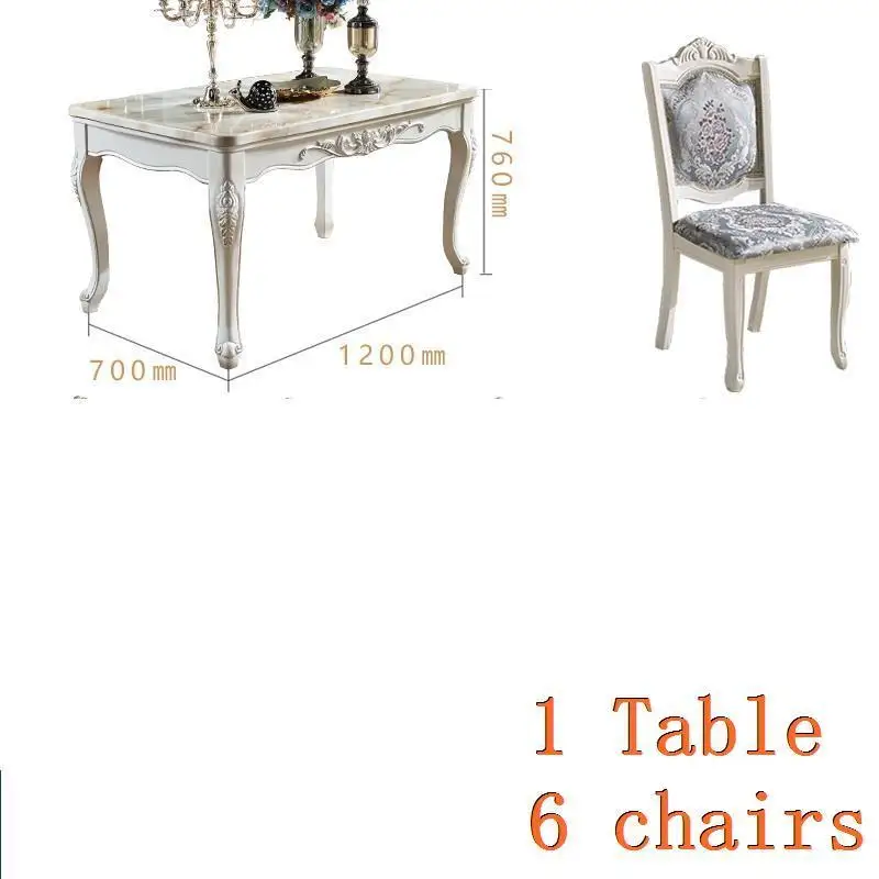 Masa Sandalye Sala De Jantar Esstisch Tafel Redonda Eettafel Tisch обеденный набор европейский стол - Цвет: MODEL O