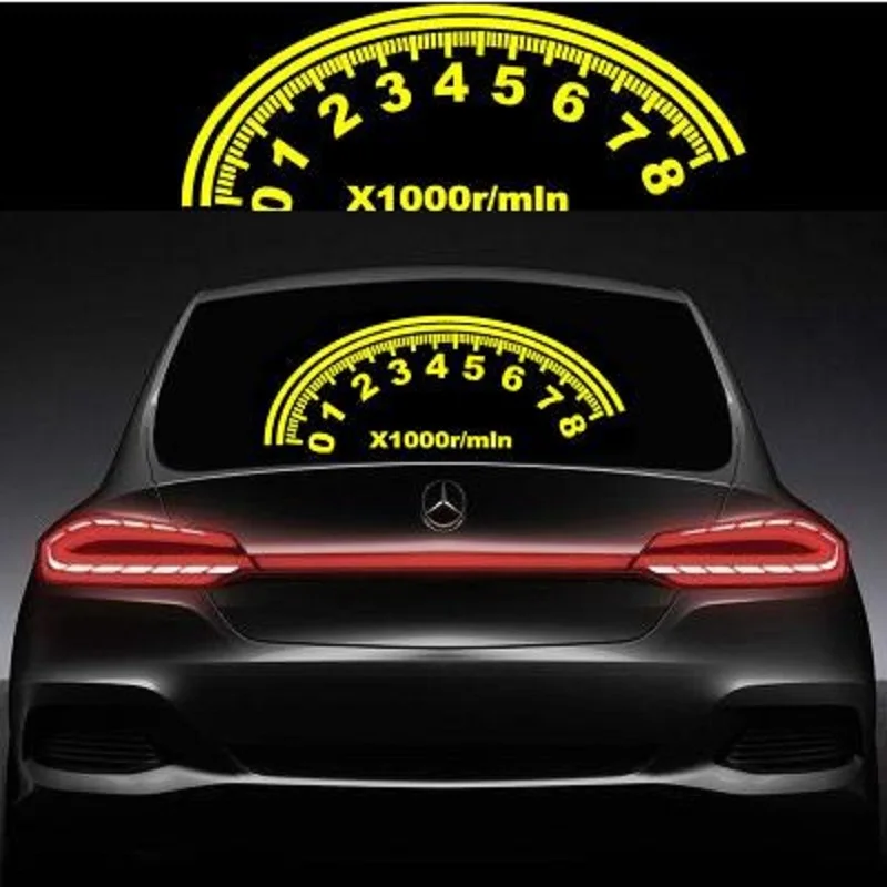 

90*25 cm Car Blue LED Music Rhythm Flash Light Sound Activated Sensor Equalizer Rear Windshield Sticker Styling Neon Lamp Kit