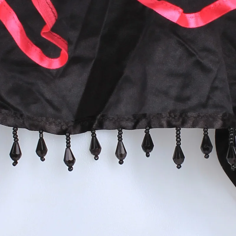 Юбки американки больших размеров Готическая Женская мини юбка Burlesque розовая и