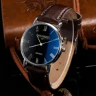 Часы наручные мужскиеженские кварцевые ультратонкие, 2019