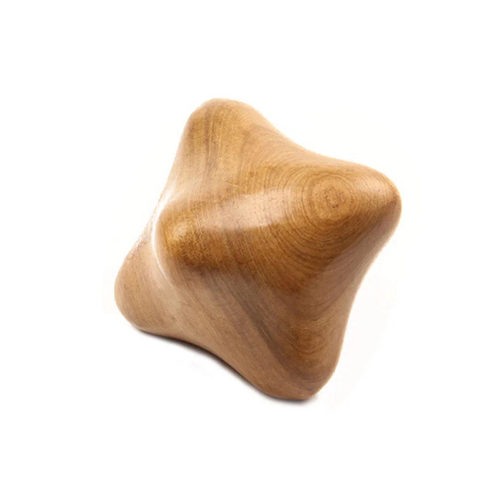 2 предмета гексагональные деревянные ручной массажер для тела игрушка снятия