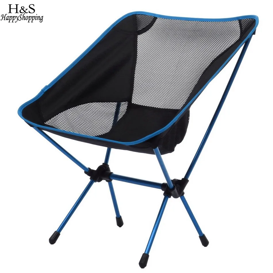 Портативный складной стул для рыбалки сиденье с сумкой переноски кемпинга