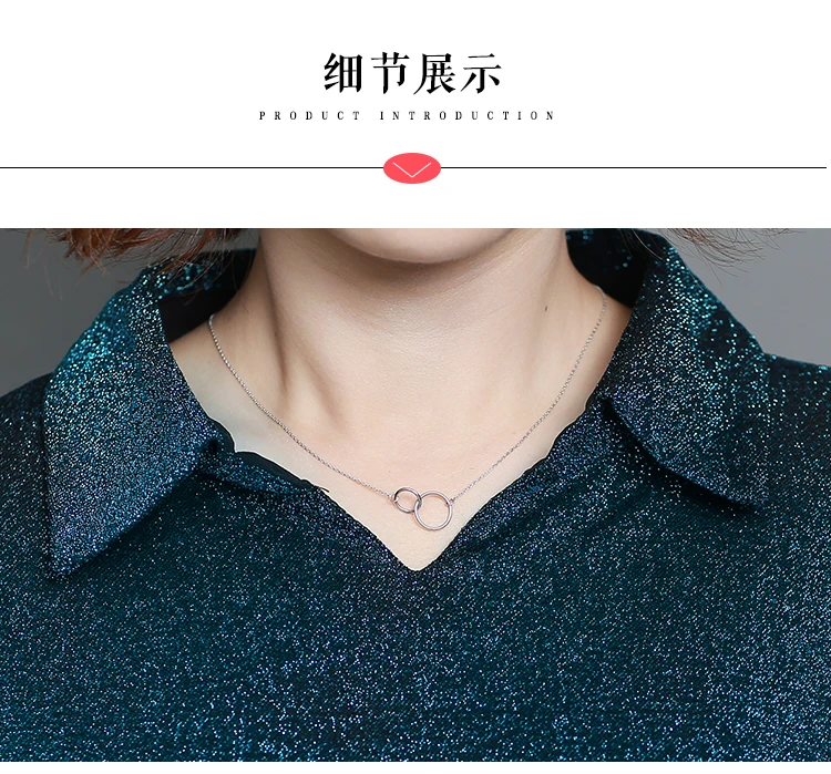 Blusas Mujer De Moda, корейский стиль, блестящий люрекс, Женские топы и блузки размера плюс, длинный рукав, блуза с блестками, уличная одежда, рубашки