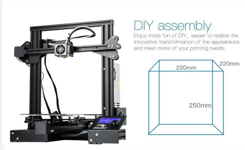 Creality Ender-3 Pro 3d принтер DIY комплект обновленный Cmagnet сборка пластина восстановление сбой питания печать MeanWell power мягкий магнитный