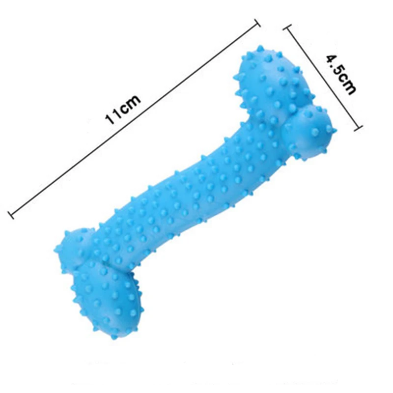 1 шт устойчивы к укусить Bone Собака Щенок моляров резиновый мяч Play для зубов Training