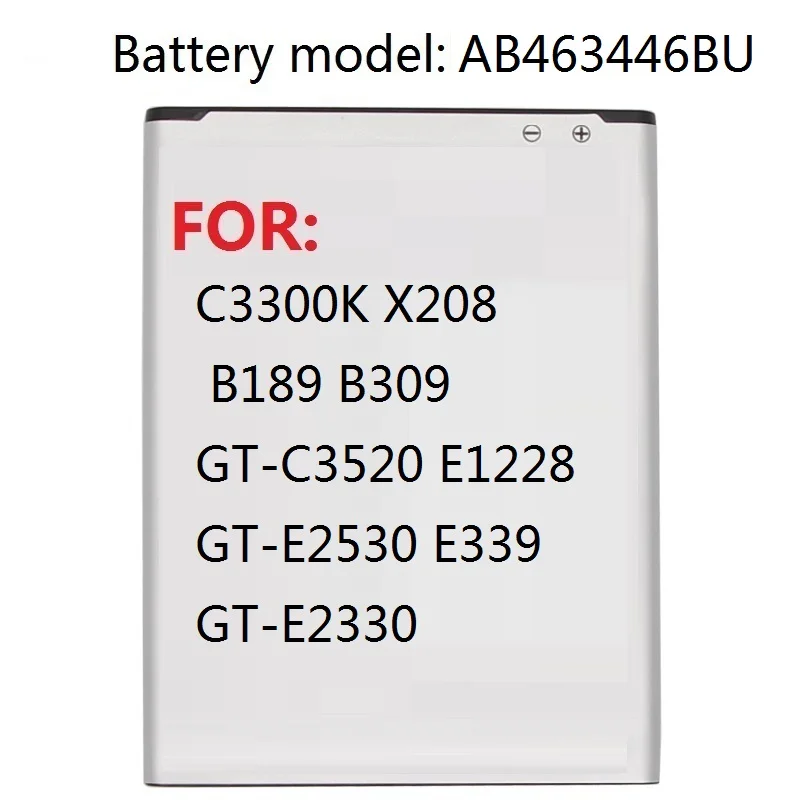 Аккумулятор AB463446BU AB463446TU для Samsung S139 M628 X520 F258 E878 F299 E1200 m фотолампа 800 мАч | Мобильные