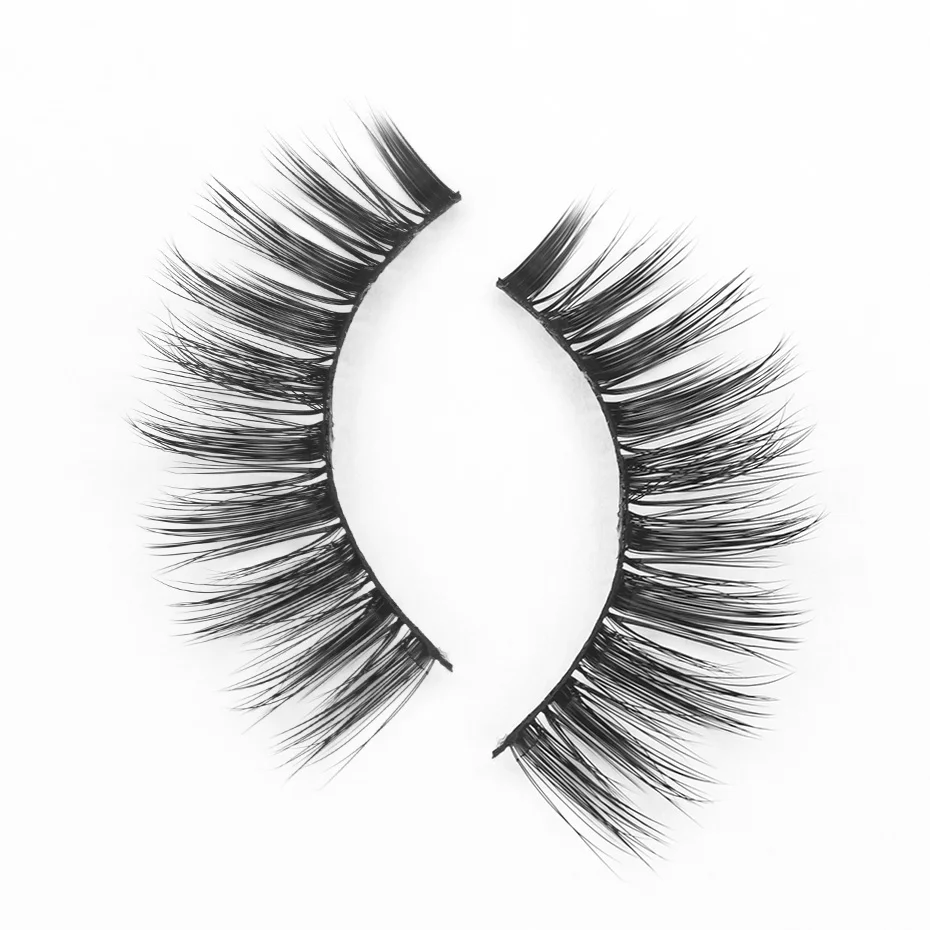 Genailish 10cases/lot Faux Mink Eyelashes Fake lashes handmade False eyelashes Extension Eyelash FX839-2-10 | Красота и здоровье