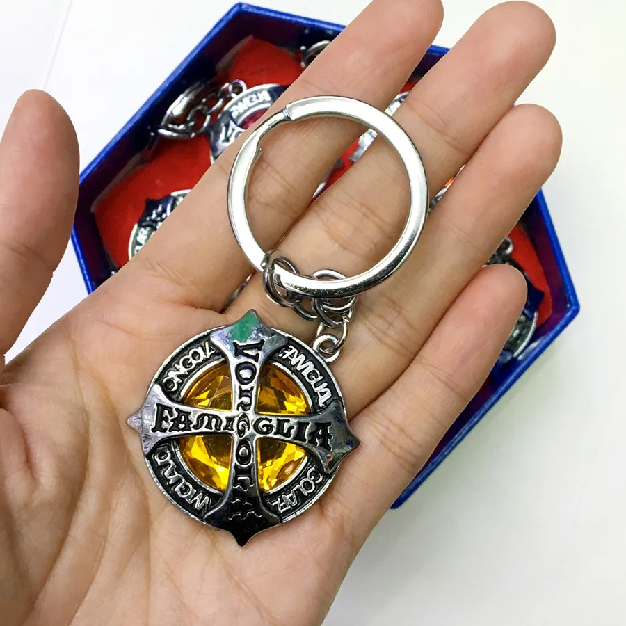 7 шт./компл. модные ювелирные изделия брелок Katekyo Hitman Reborn Hayato Tsunayoshi в стиле аниме